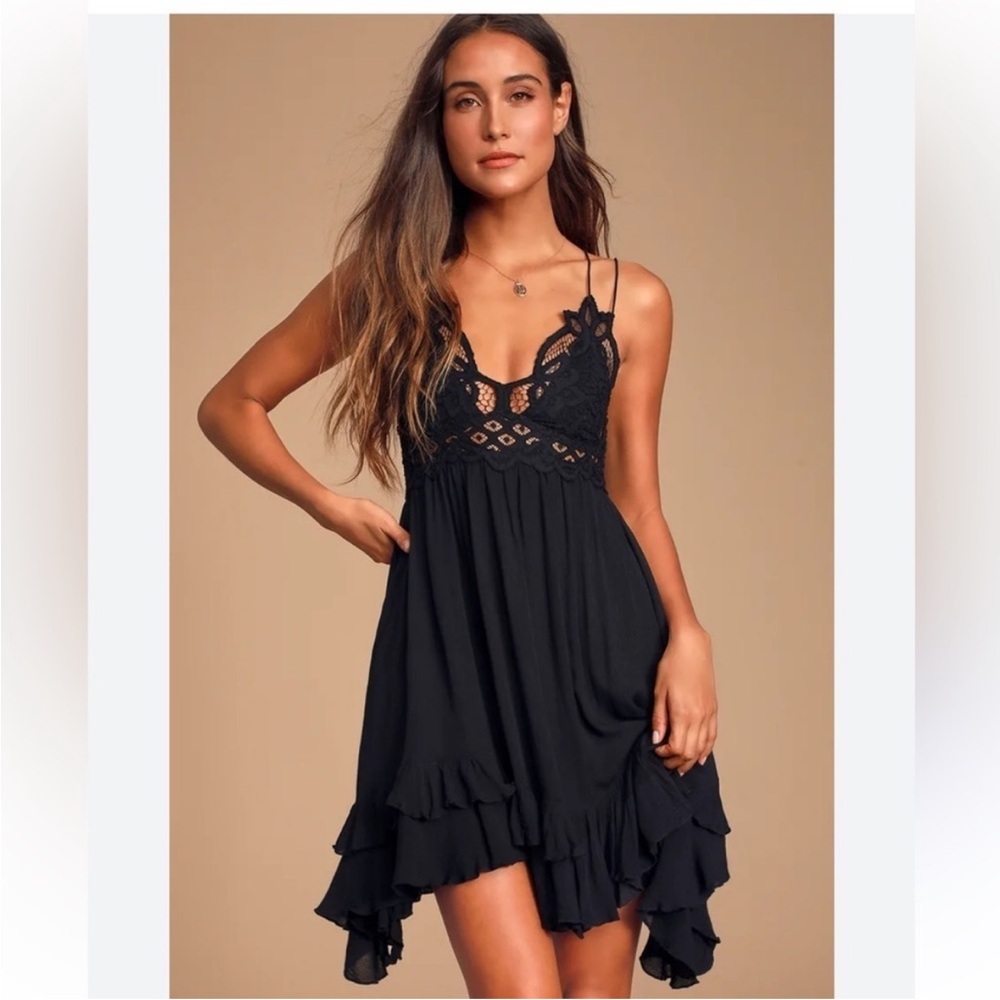 Free People Adella Slip Dress